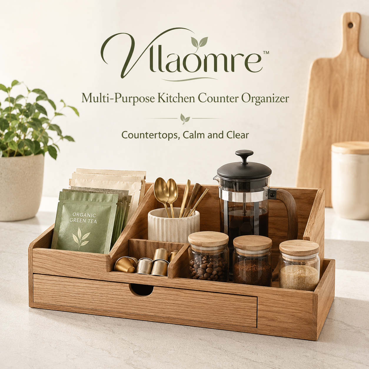 Vllaomre™ Multi-Purpose Kitchen Counter Organizer